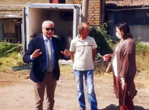 Viterbo - Tromba d'aria - Il sindaco Arena nelle aziende colpite