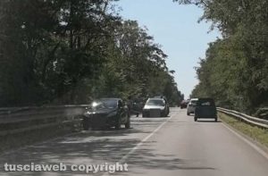 Viterbo - Incidente sulla Cassia Nord