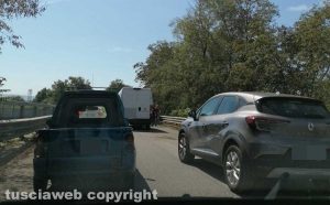 Viterbo - Incidente sulla Cassia Nord