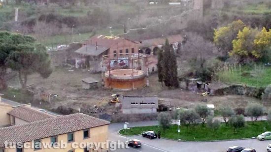 Viterbo - La zona dell'ex gazometro come era una volta