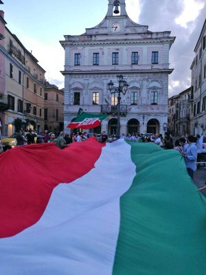 Civita Castellana - Luca Giampieri sindaco - La festa in piazza
