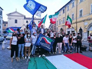 Civita Castellana - Luca Giampieri sindaco - La festa in piazza