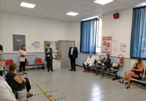 Acquapendente - Gli assessori regionali D'Amato e Troncarelli in visita all'ospedale