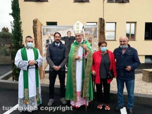 Viterbo - Inaugurazione del piazzale e del mosaico per don Armando Marini