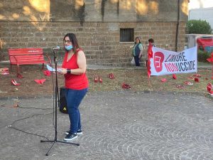 Bassano Romano - Una panchina rossa contro la violenza di genere