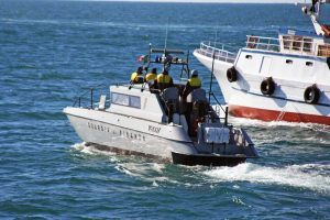 Un intervento della Guardia di finanza in mare