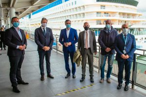 La nave AIDAblu di Costa crociere torna a viaggiare