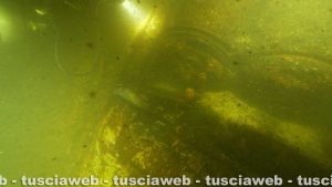 Montefiascone - Il relitto dello Ju 88 sui fondali del lago di Bolsena ripreso da Andrea Bada