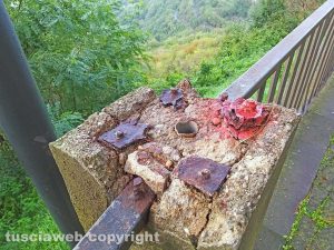Montefiascone - Il degrado al Belvedere