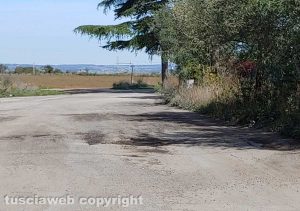 Viterbo - Cratere in strada Rinaldone
