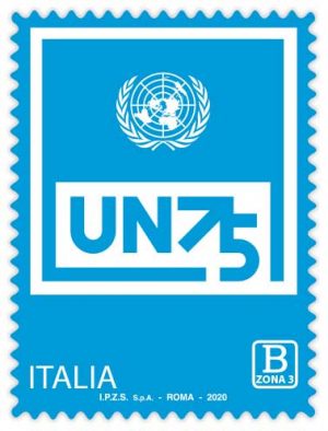 Francobollo celebrativo dell'Onu