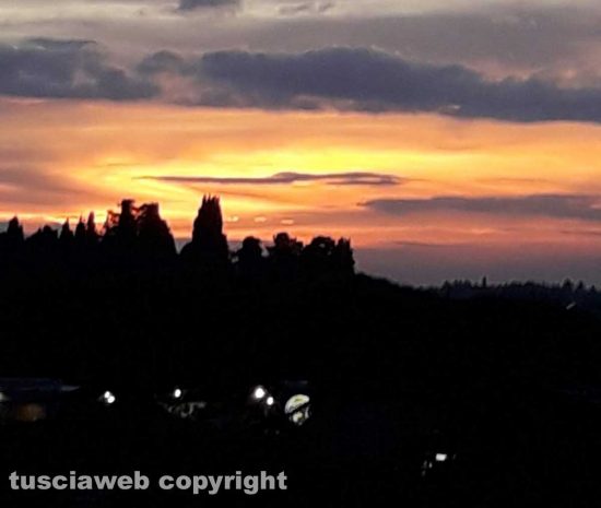 Viterbo al tramonto