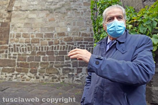 Viterbo - Il sindaco Giovanni Arena