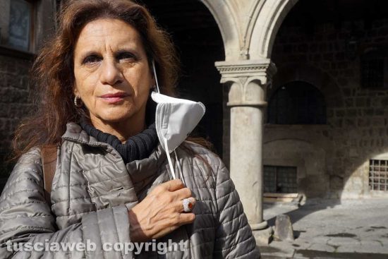 Viterbo - L'assessora ai lavori pubblici Laura Allegrini