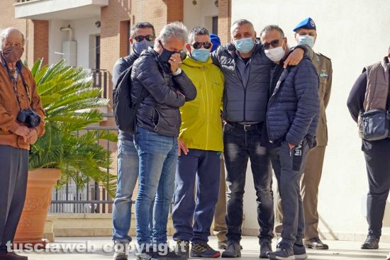 Viterbo - I funerali di Mario Cipolloni