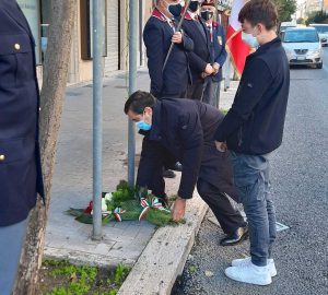 Terni - La commemorazione del poliziotto Cesare Mazzieri