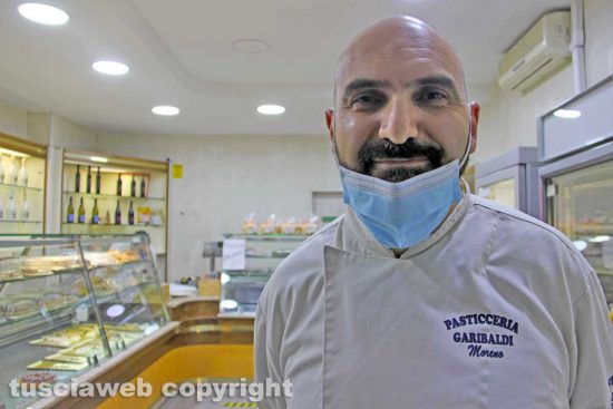 Viterbo - Moreno Pierini della Pasticceria di via Garibaldi