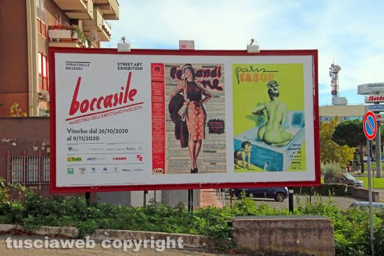 Viterbo - Boccasile, maestro dell'erotismo fascista - Via Cassia Nord