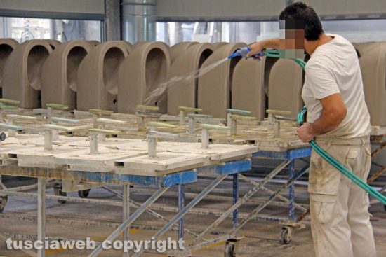 Civita Castellana - Una fabbrica di ceramica