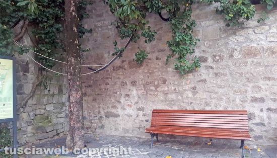 Viterbo - I cavi di piazza San Carluccio, ieri 9 ottobre