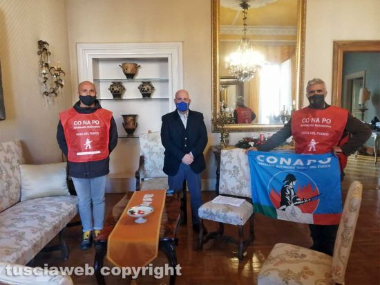 Viterbo - L'incontro tra il prefetto Giovanni Bruno e il Conapo