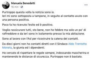 Il post di Manuela Benedetti