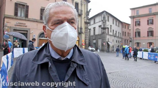Viterbo - Il sindaco Giovanni Arena