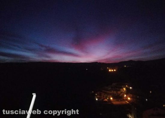 Tramonto a Vallerano 