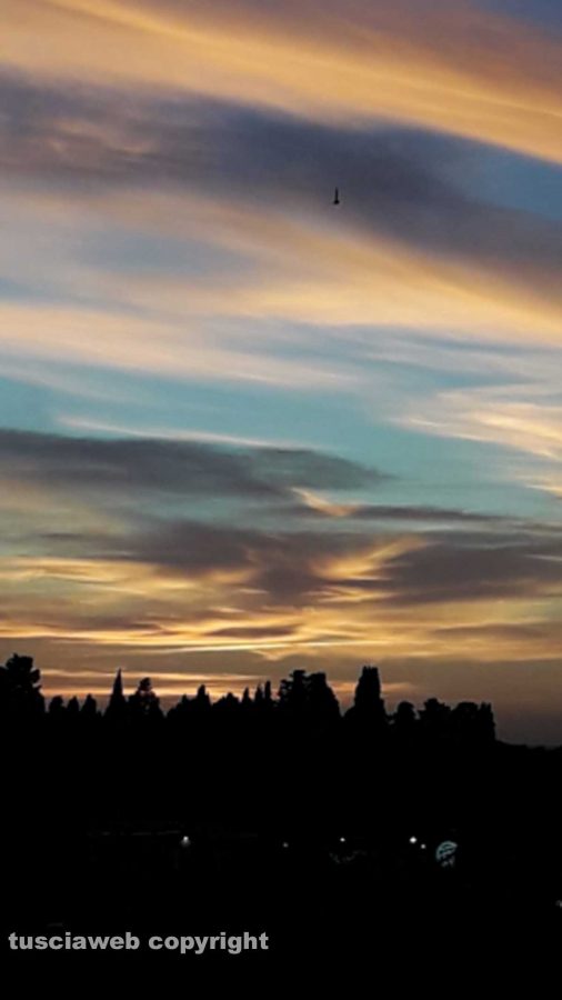 Pennellate di colore al tramonto...