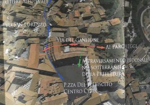 Viterbo - Il progetto per il collegamento con via del Ganfione