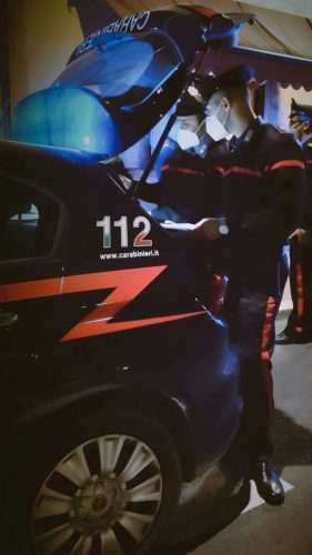 Orte - I controlli dei carabinieri nella serata