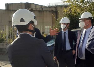 Montalto - Pd, sopralluogo alla ex centrale Enel