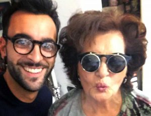 Marco Mengoni e nonna Jolanda (foto Facebook)