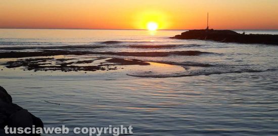 Tramonto a Montalto di Castro