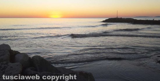 Tramonto a Montalto di Castro