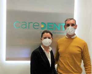 Caredent - Staff - Milko (clinic manager) e Gisella (receptionist)