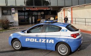 Terni - La polizia all'ospedale Santa Maria