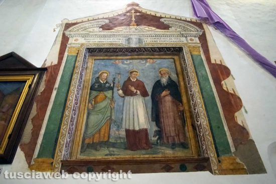 Soriano nel Cimino - L'affresco del 1629