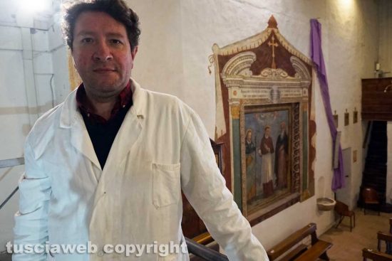 Soriano nel Cimino - Il restauratore Emanuele Ioppolo