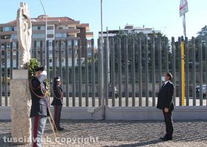 Viterbo - La cerimonia di insediamento del questore Giancarlo Sant'Elia