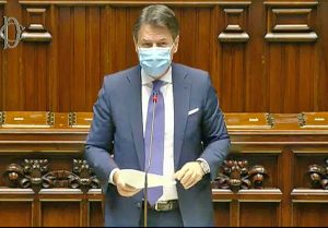 Giuseppe Conte alla Camera