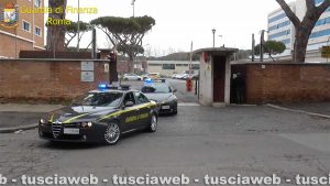 Roma - Il sequestro di beni della guardia di finanza