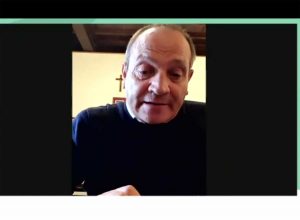 Raccolta differenziata - Lillo Di Mauro in collegamento con la conferenza stampa