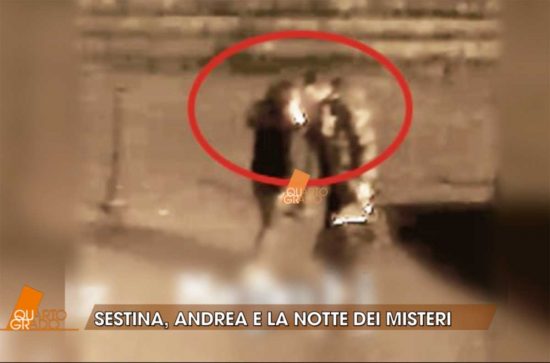 Ronciglione - La coppia ripresa mentre litiga all'uscita dal pub