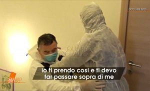 Ronciglione - Il sopralluogo del professor Martino Farneti