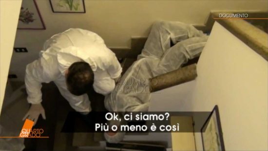 Ronciglione - Il sopralluogo del professor Martino Farneti