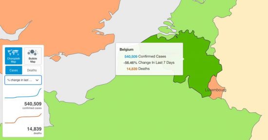 Dati Covid Belgio - Oms