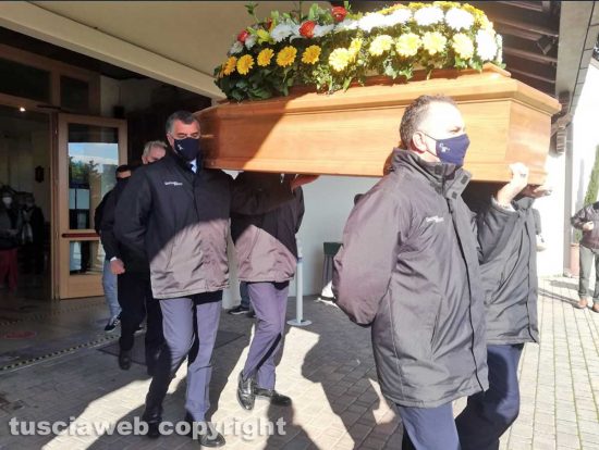 Viterbo - I funerali di Marco Olimpieri