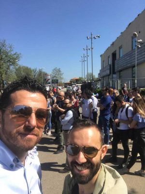Vitorchiano - Federico Cruciani, assessore all'Ambiente, e Alessandro Vagnoni, consigliere comunale delegato a turismo e innovazione tecnologica 