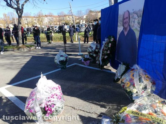 Villa San Giovanni in Tuscia - I funerali di Maurizio Cupelli